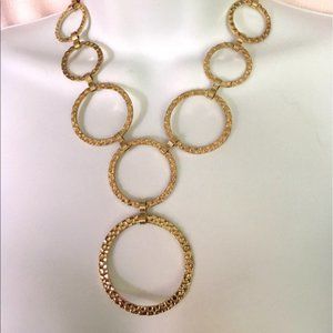 Gold Circle Necklace